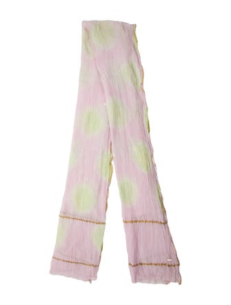 Dosa Polka Dot Print Scarf