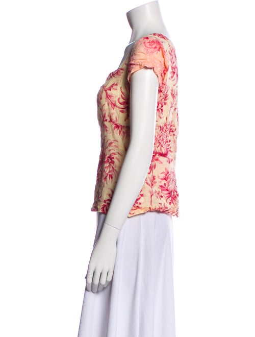 Dosa Floral Print Square Neckline Blouse