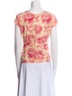 Dosa Floral Print Square Neckline Blouse