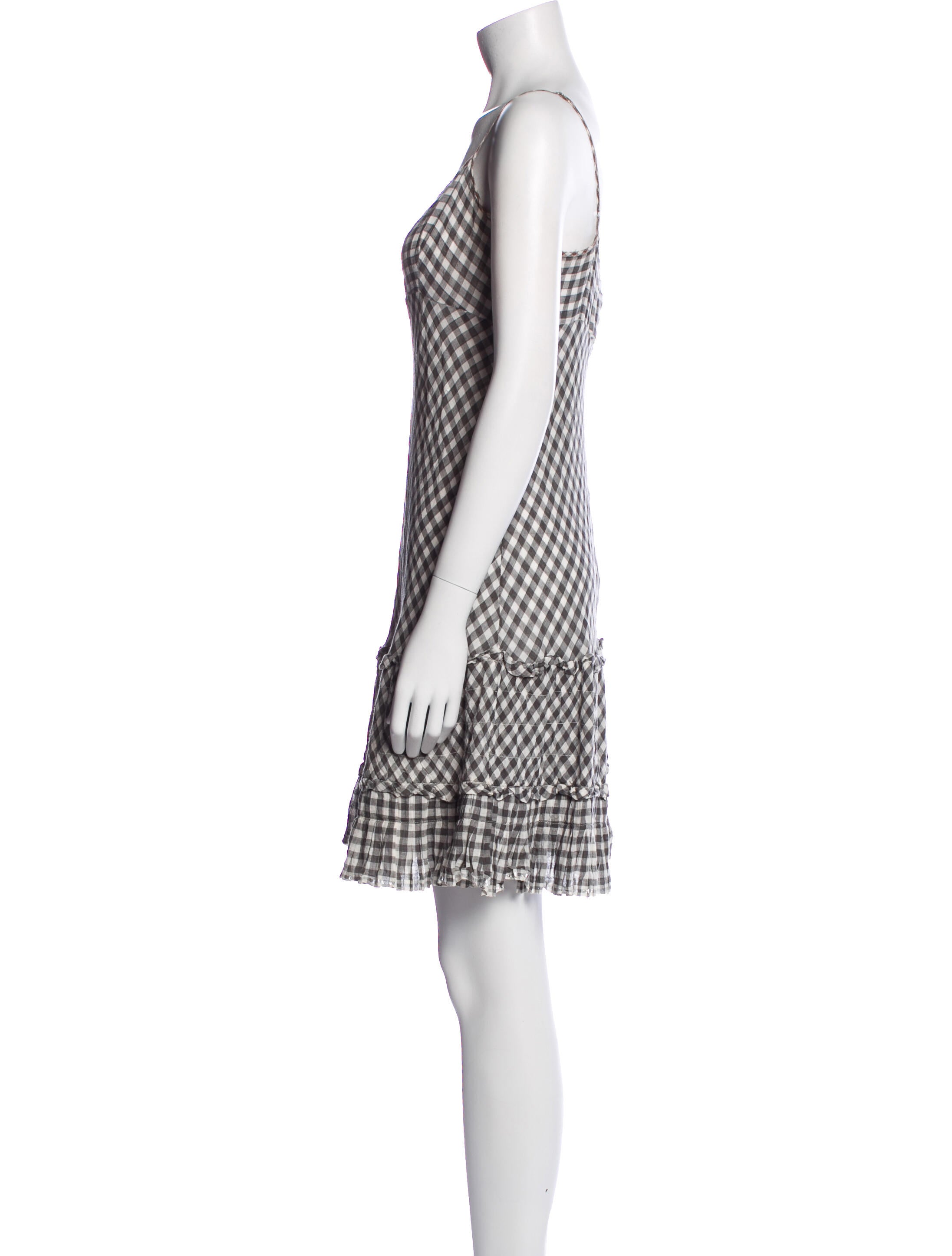 Dosa Plaid Print Mini Dress