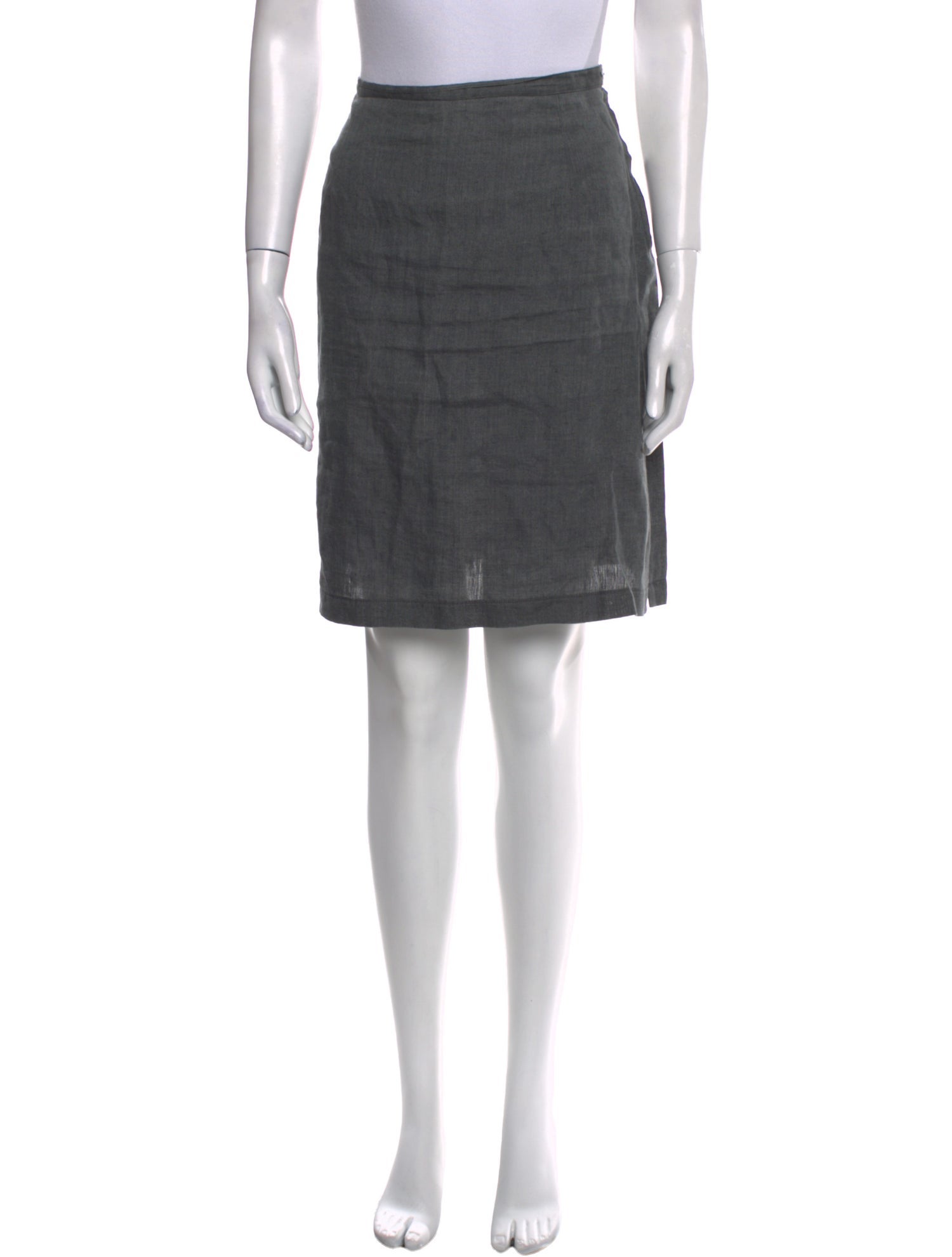 Dosa Linen Knee-Length Skirt