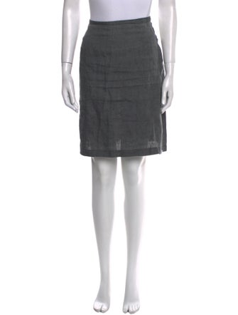 Dosa Linen Knee-Length Skirt