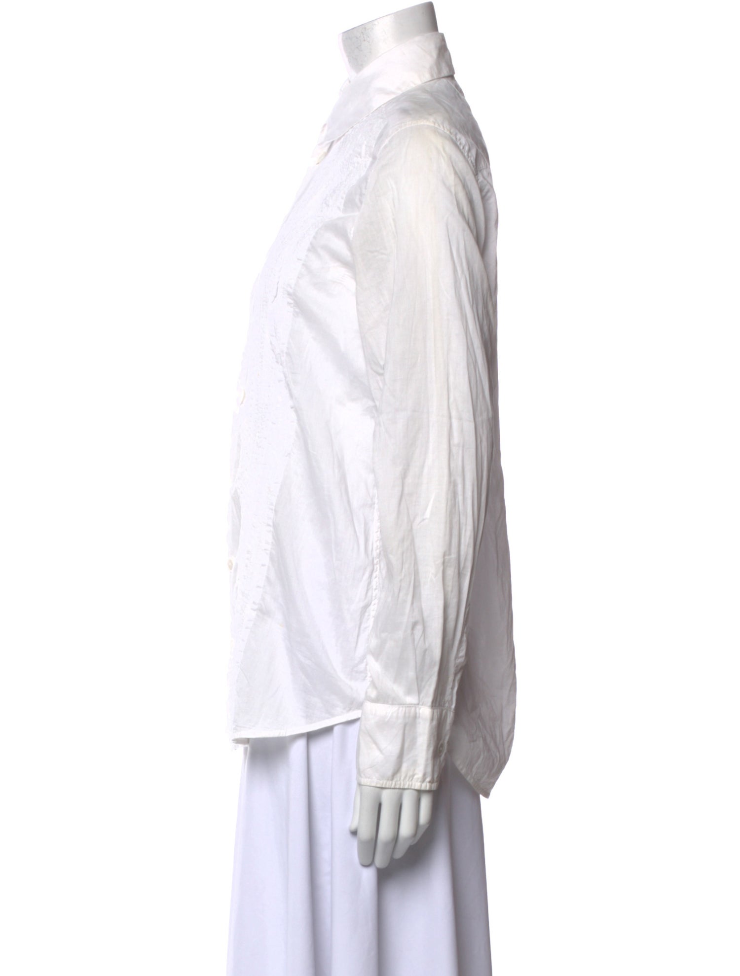 Dosa Long Sleeve Button-Up Top