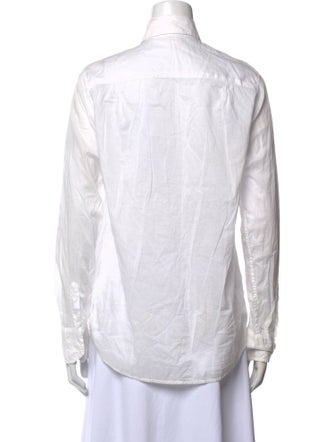 Dosa Long Sleeve Button-Up Top