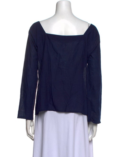 Dosa Square Neckline Three-Quarter Sleeve Blouse