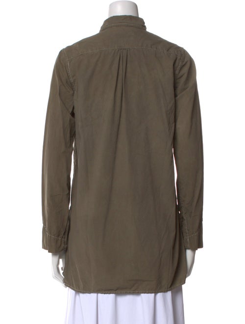 Dosa Long Sleeve Button-Up Top