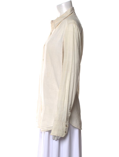 Dosa Long Sleeve Button-Up Top