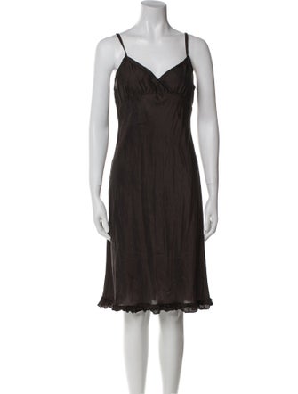 Dosa Silk Knee-Length Dress