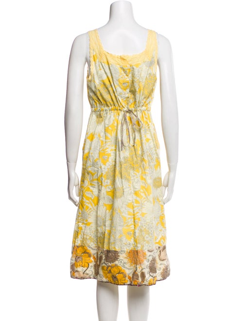 Dosa Floral Print Midi Length Dress