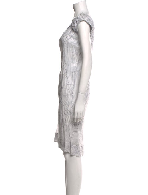 Dosa Square Neckline Knee-Length Dress