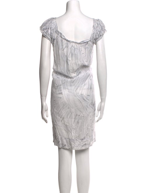 Dosa Square Neckline Knee-Length Dress