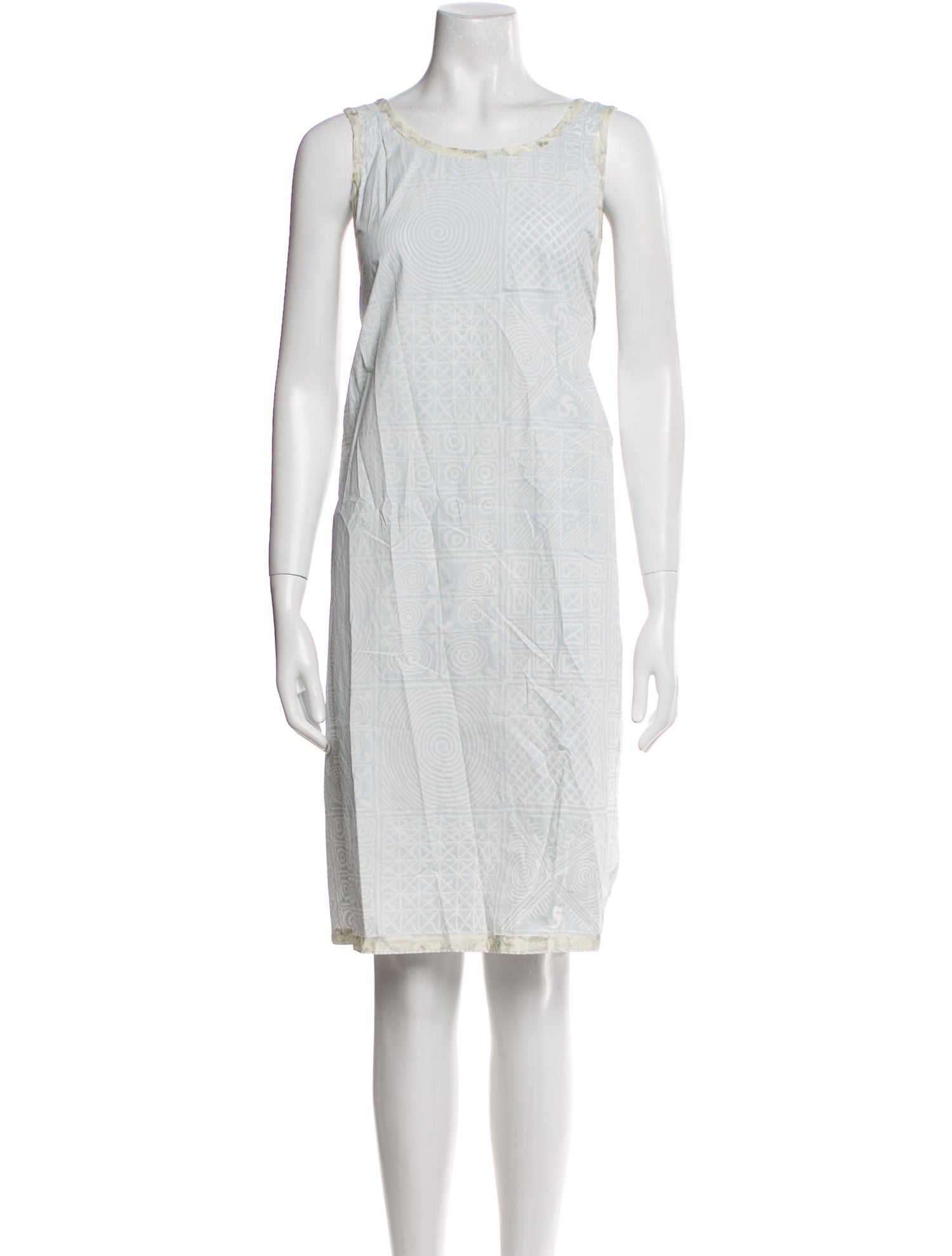 Dosa Scoop Neck Knee-Length Dress