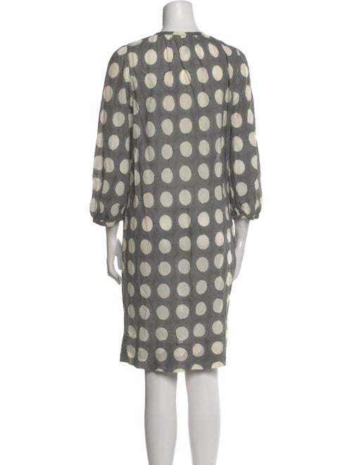 Dosa Polka Dot Print Knee-Length Dress