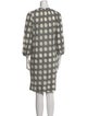Dosa Polka Dot Print Knee-Length Dress