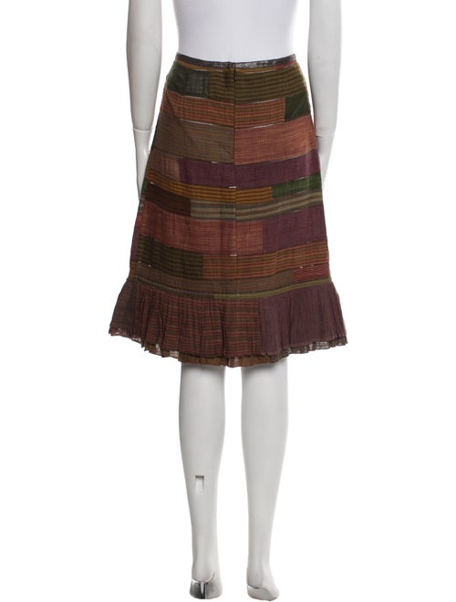 Dosa Striped Knee-Length Skirt