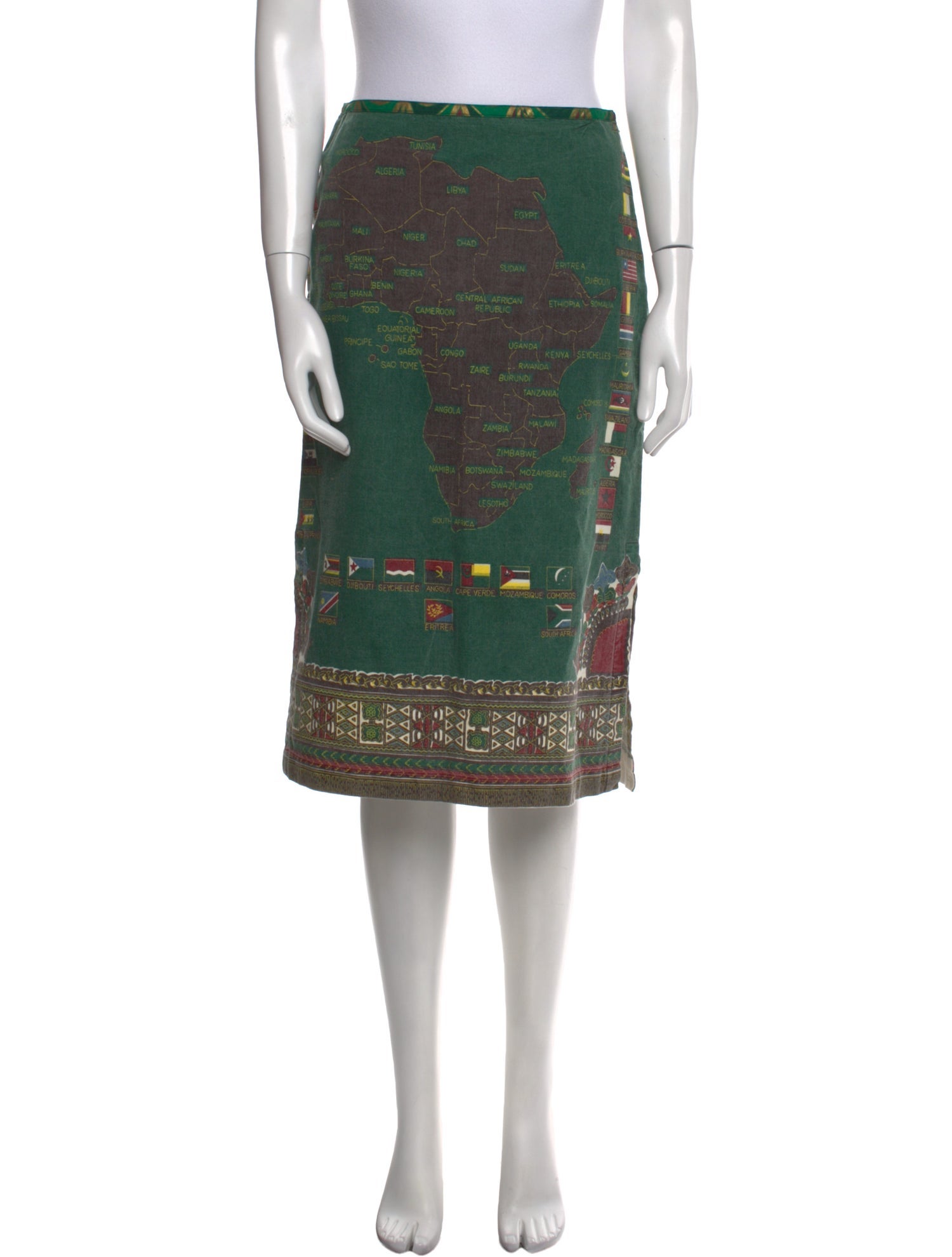 Dosa Printed Knee-Length Skirt