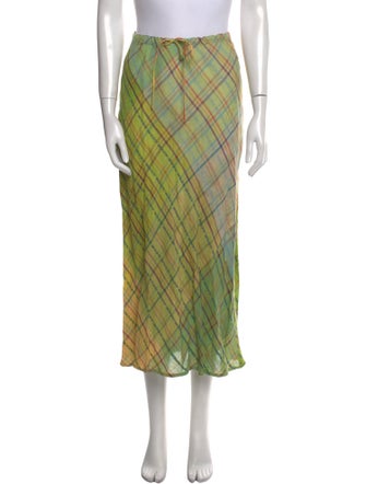 Dosa Linen Midi Length Skirt