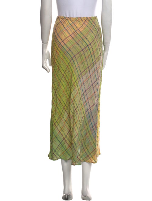 Dosa Linen Midi Length Skirt