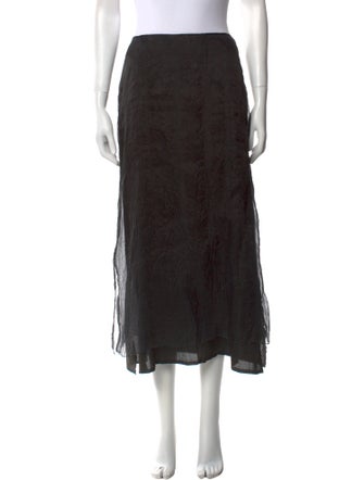 Dosa Silk Midi Length Skirt