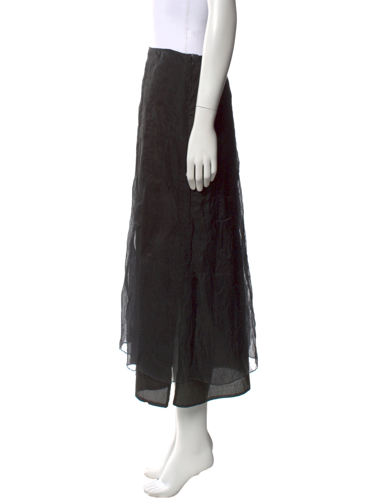 Dosa Silk Midi Length Skirt