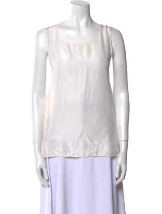 Dosa Silk Scoop Neck Top