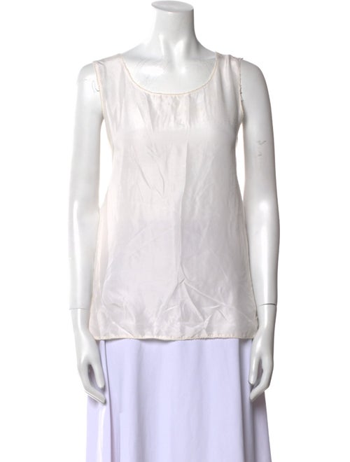 Dosa Silk Scoop Neck Top