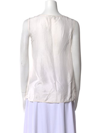 Dosa Silk Scoop Neck Top