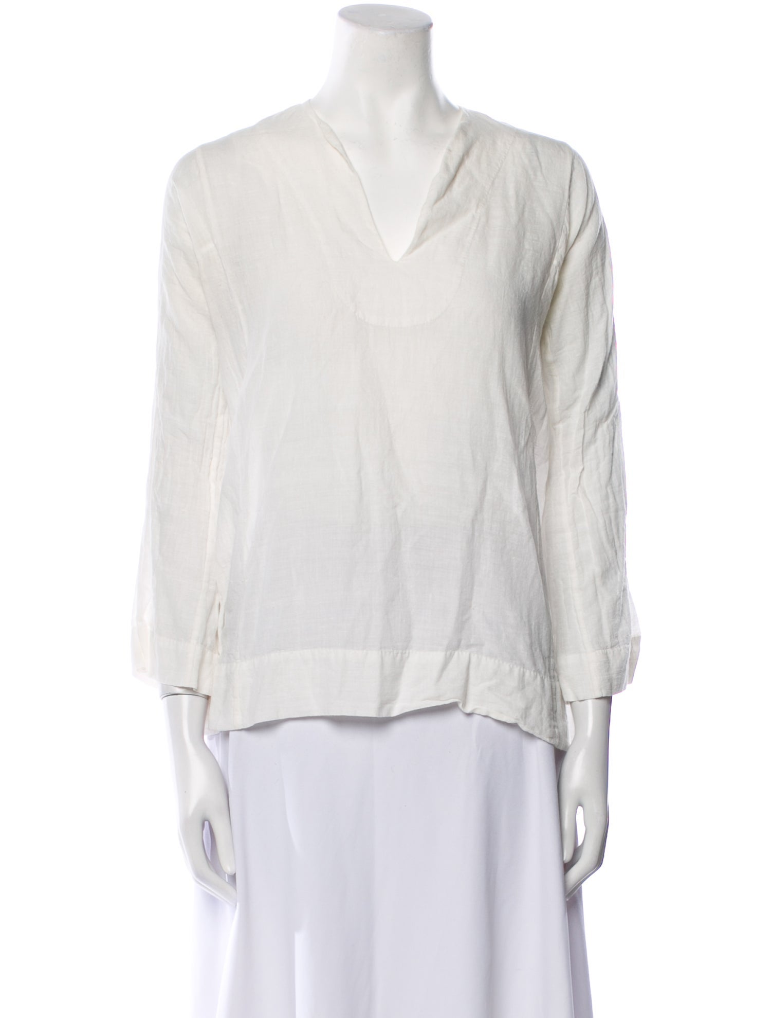 Dosa V-Neck Three-Quarter Sleeve Blouse