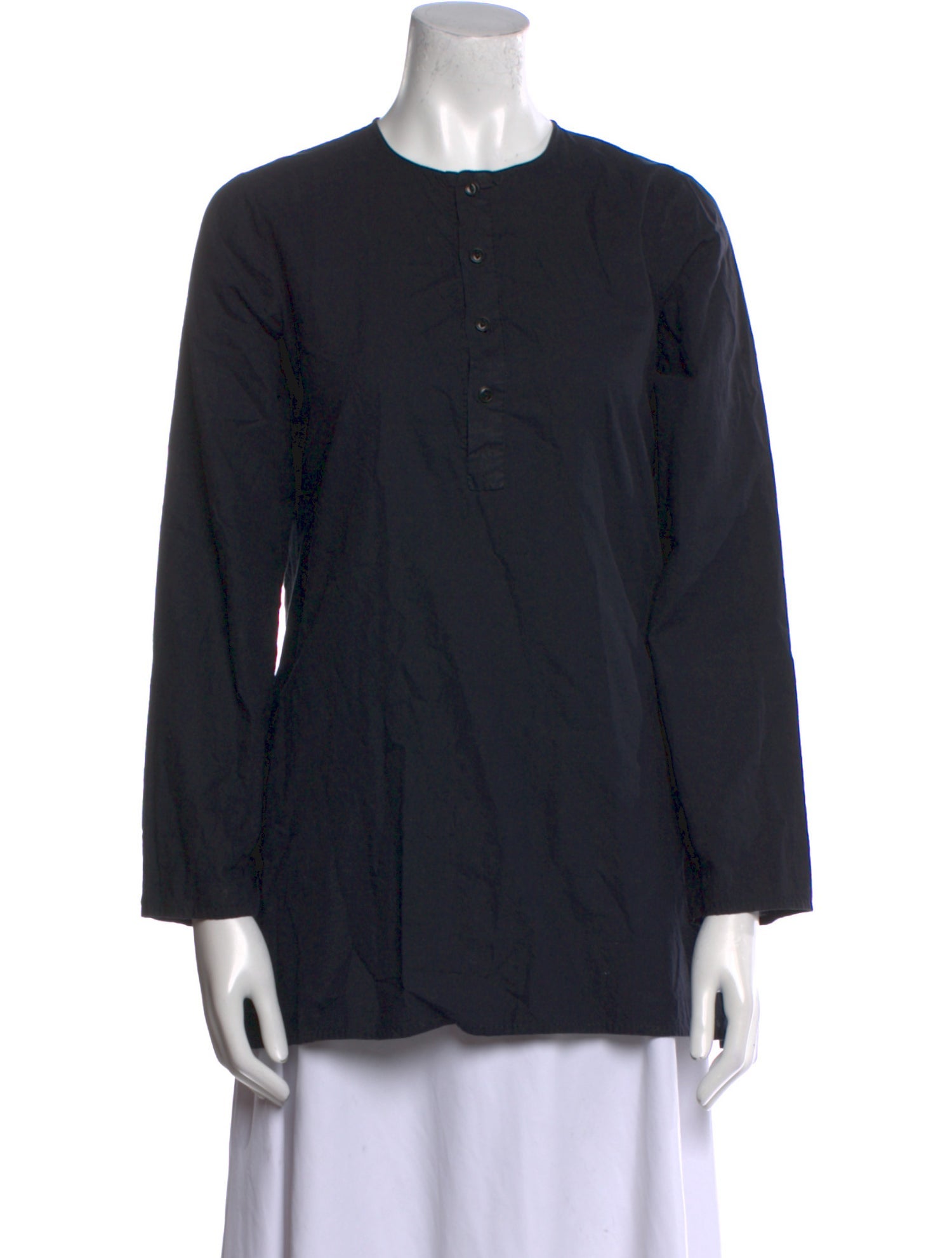 Dosa Crew Neck Long Sleeve Polo