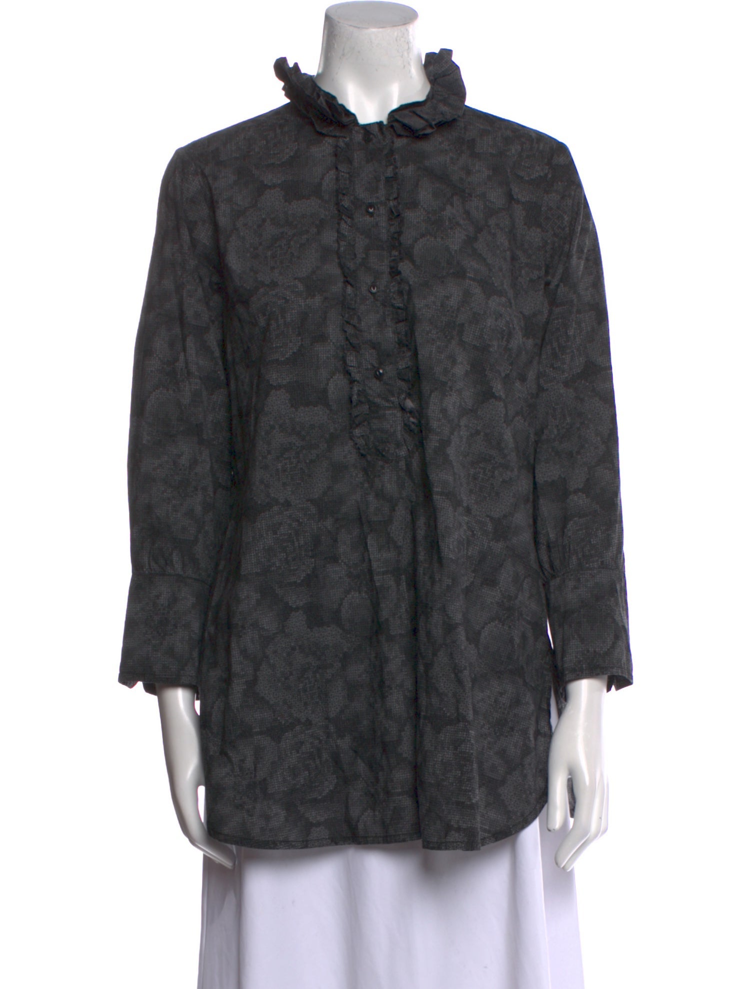 Dosa Printed Mock Neck Tunic