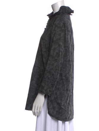 Dosa Printed Mock Neck Tunic