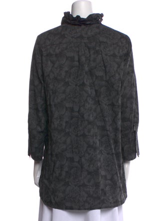 Dosa Printed Mock Neck Tunic