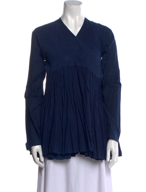 Dosa V-Neck Long Sleeve Blouse