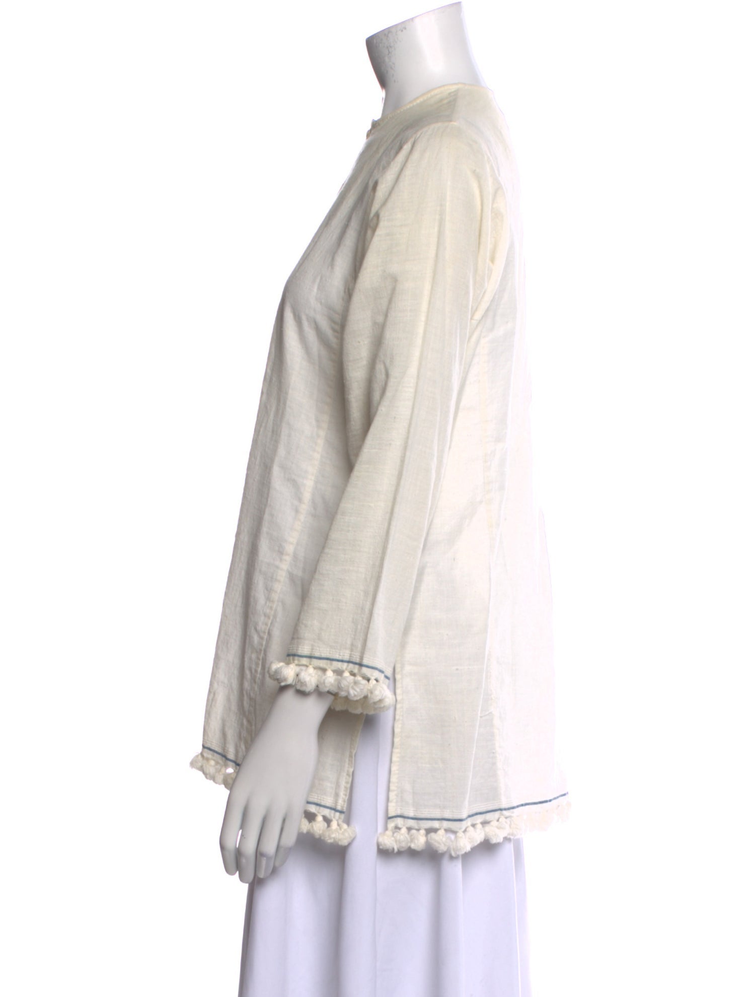 Dosa Crew Neck Long Sleeve Polo