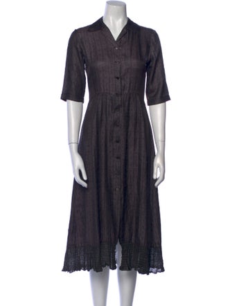 Dosa Silk Midi Length Dress