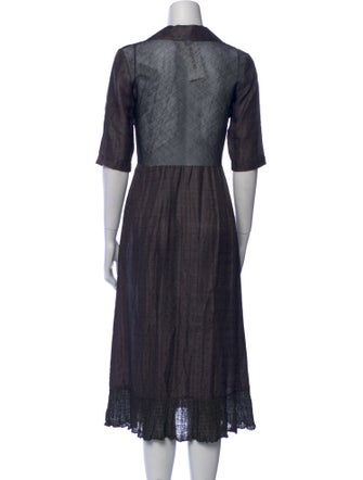 Dosa Silk Midi Length Dress