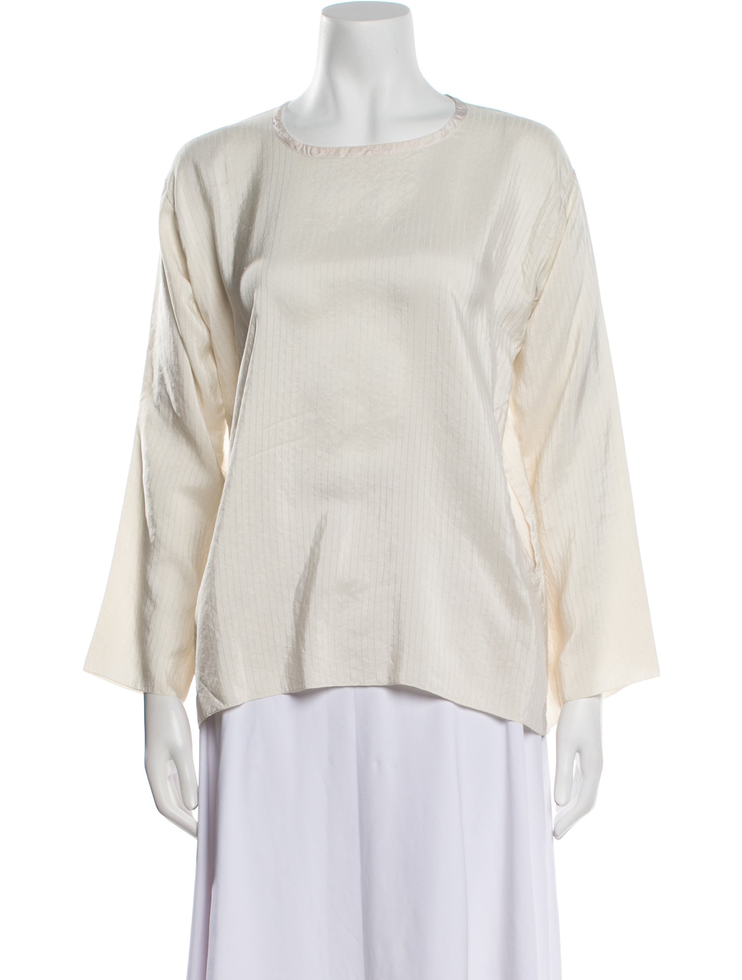 Dosa Silk Bateau Neckline T-Shirt