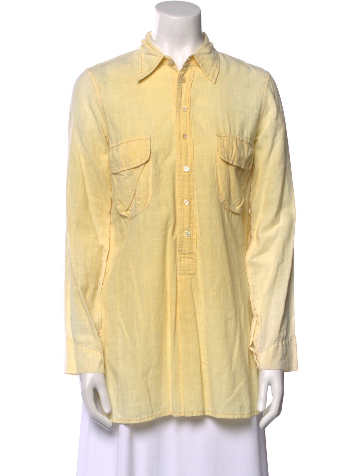 Dosa Long Sleeve Button-Up Top