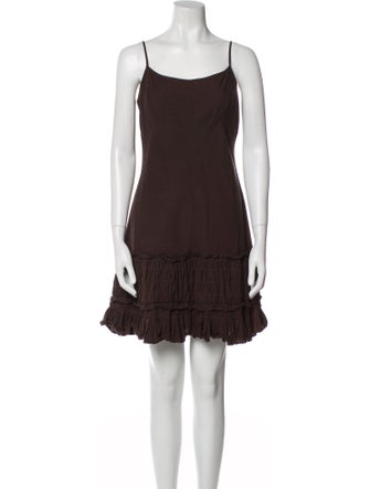 Dosa Square Neckline Mini Dress