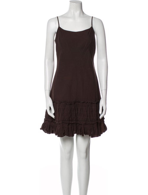 Dosa Square Neckline Mini Dress