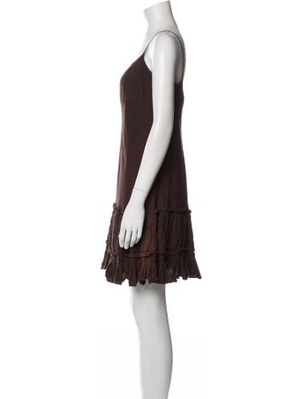 Dosa Square Neckline Mini Dress