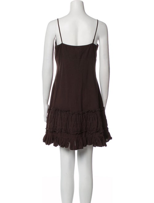 Dosa Square Neckline Mini Dress