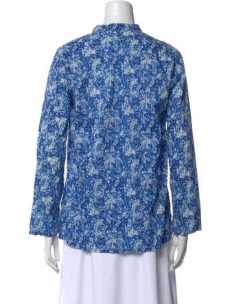 Dosa Floral Print V-Neck Blouse