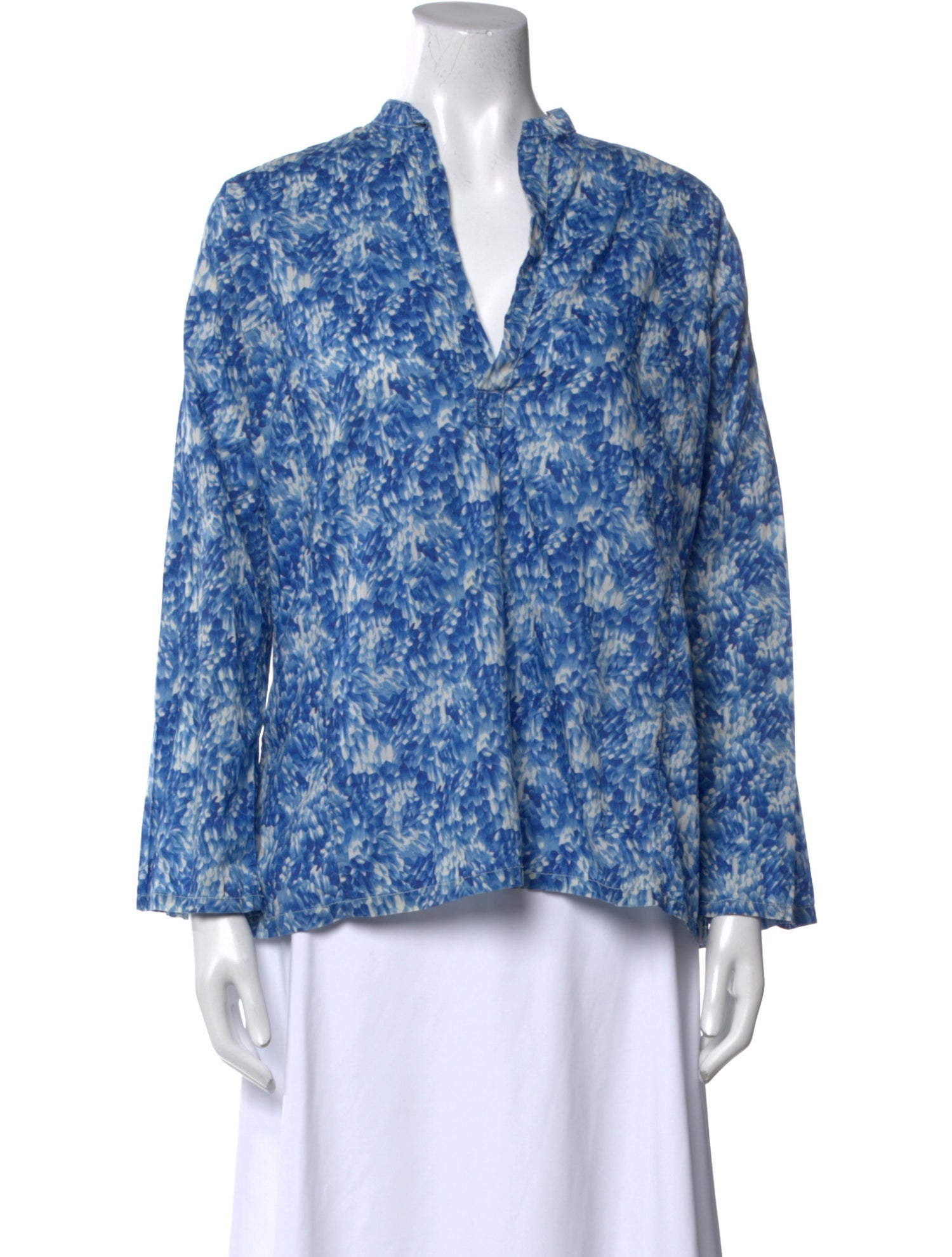 Dosa Floral Print V-Neck Blouse