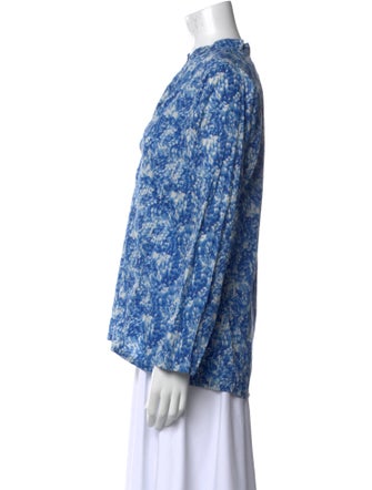 Dosa Floral Print V-Neck Blouse