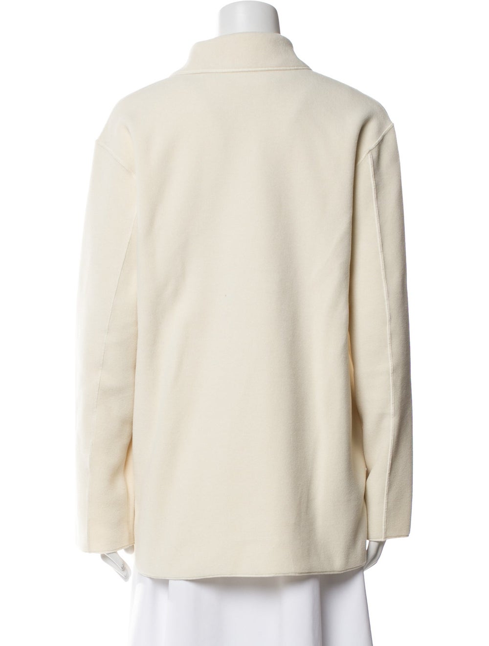 Dosa Jacket Neutrals Pointed Collar Patch Pockets… - image 3