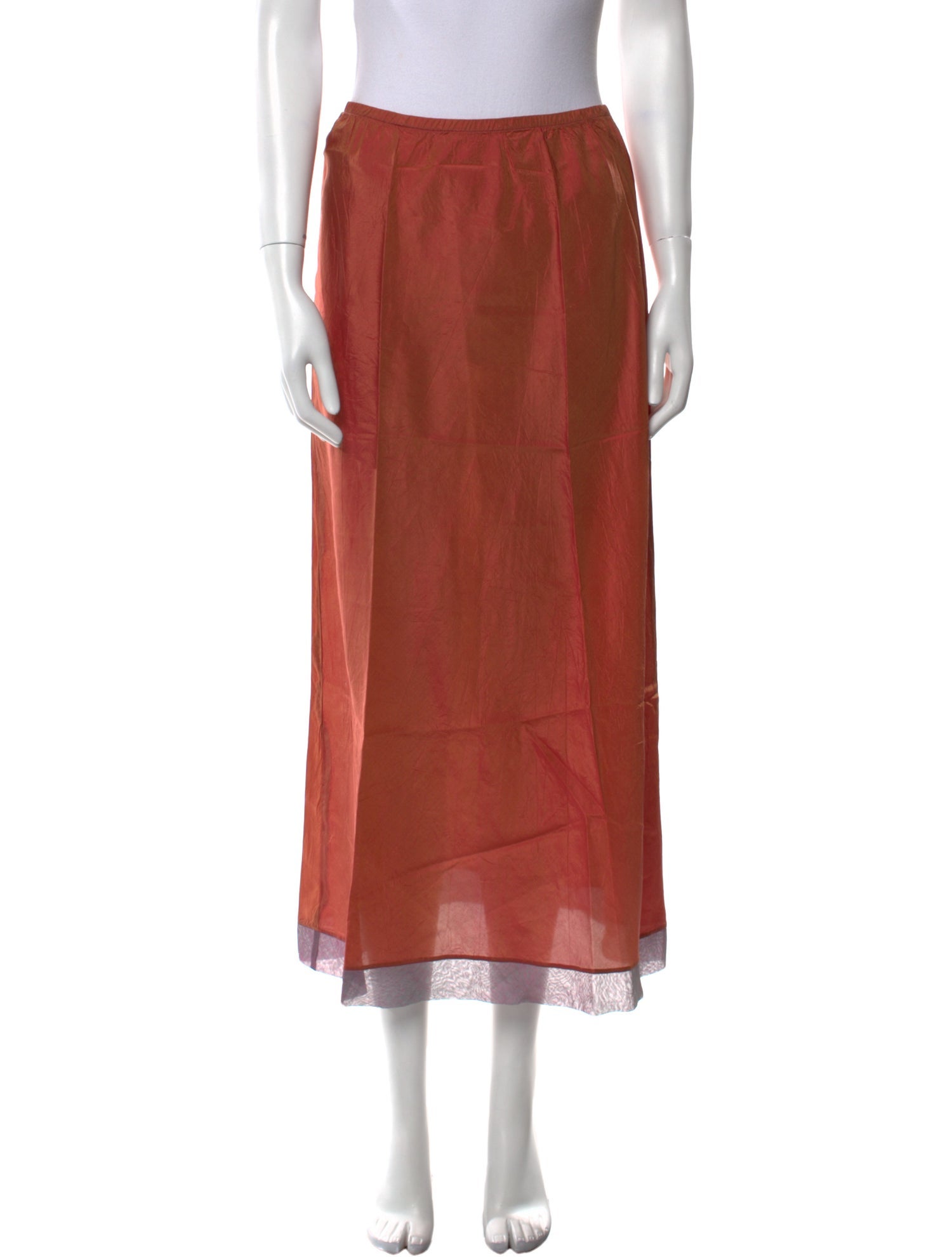 Dosa Silk Midi Length Skirt