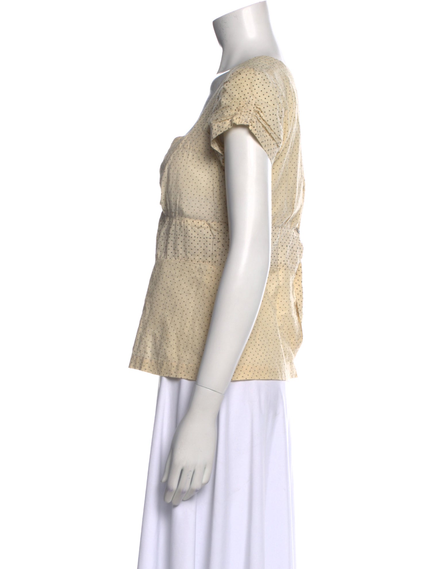 Dosa Square Neckline Short Sleeve Polo