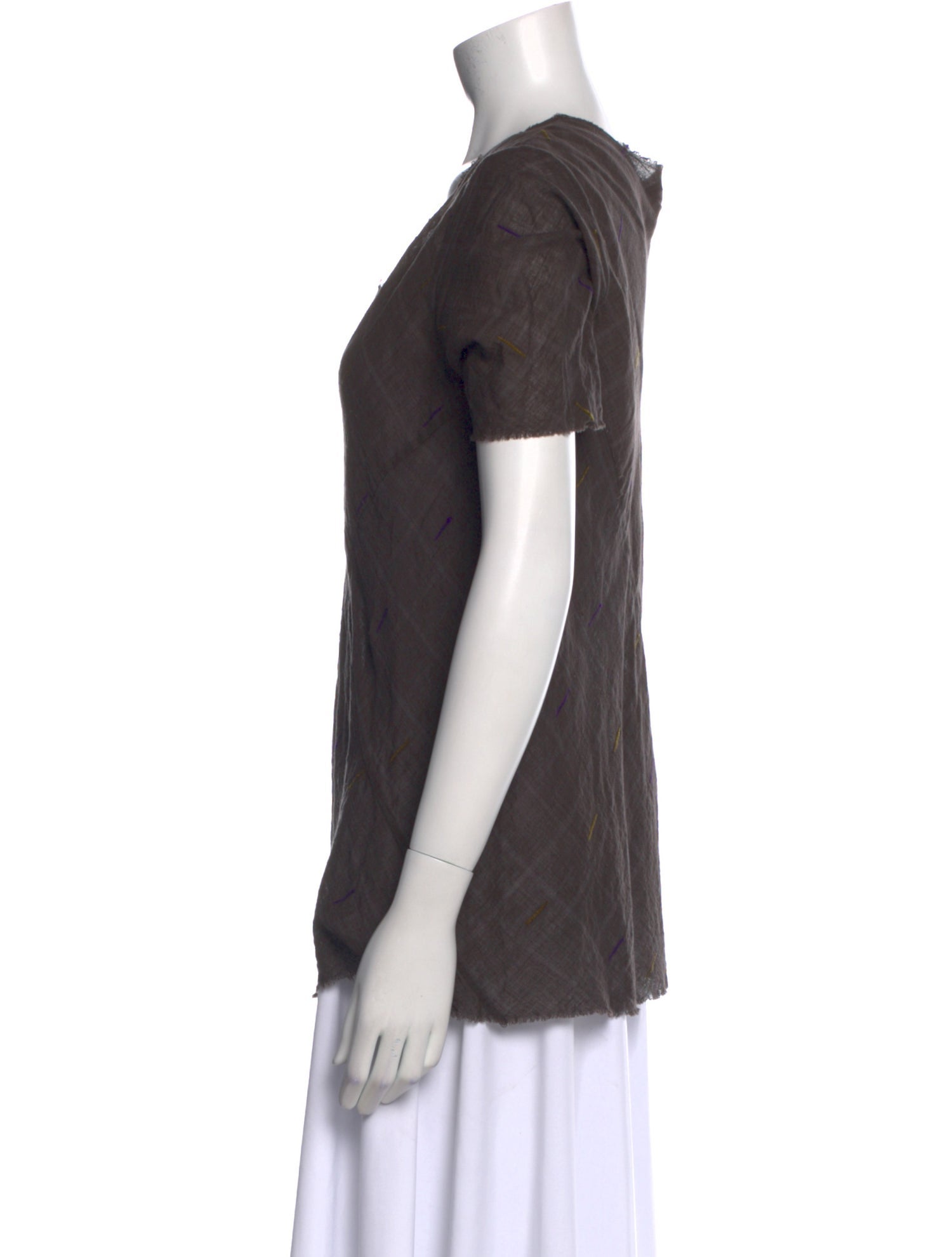 Dosa Scoop Neck Short Sleeve T-Shirt