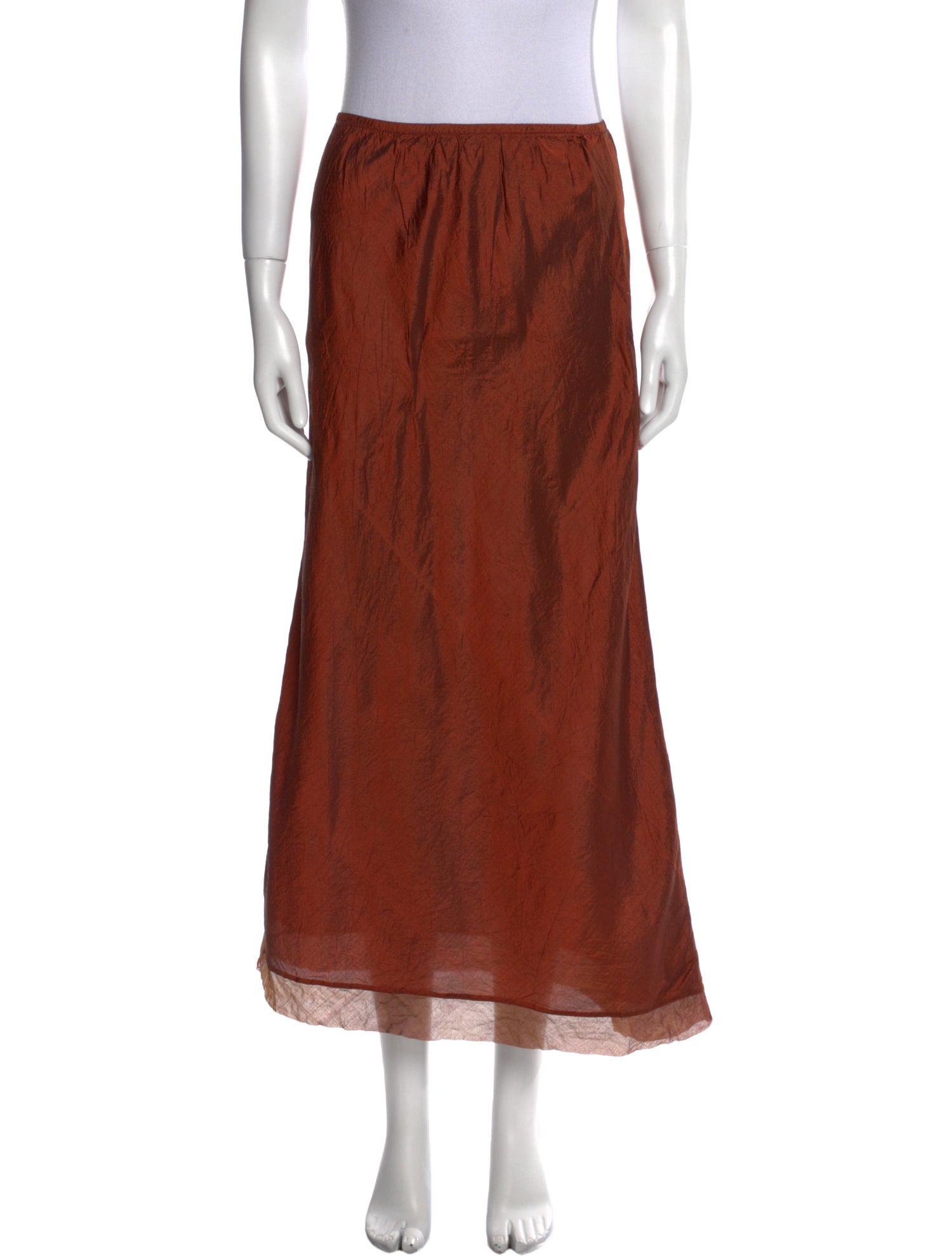 Dosa Silk Midi Length Skirt